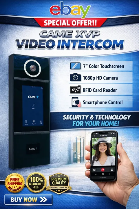 CAME Video Intercom Multi-Tenant 128 Units Remote App Door Control System