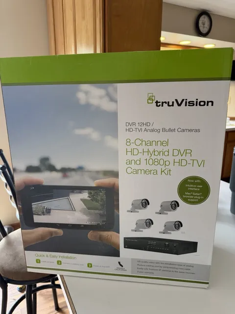 NEW Sealed TruVision TVR-1208HD-KB1 8CH 2TB DVR Security Camera System 1080p