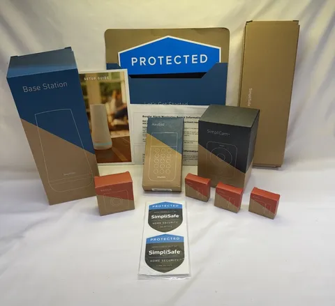 SimpliSafe Security System 8 Piece Camera Sensors Keypad Motion Yard Sign