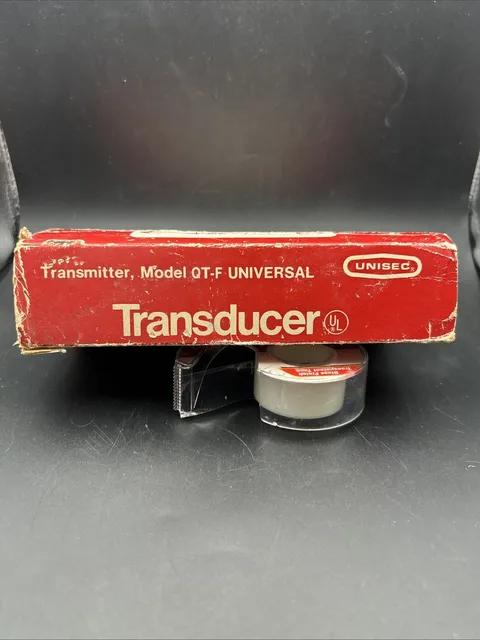 UNISEC QT-F Transducer Transmitter Ultrasonic Motion Detector NOS Box Damaged