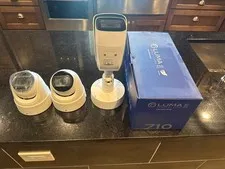 2 luma lum 710-tur iph wh and 2 lum 710 bul iph wh ip cameras