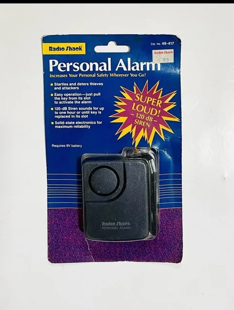 Radio Shack Personal Alarms 49-417 Super Loud 120db Siren Protection NEW
