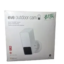 Eve Outdoor Cam White Edition Secure Floodlight Camera Works With Apple Home