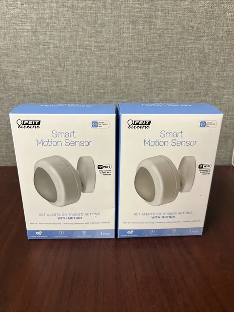 (2-pack) Feit Electric, Wi-Fi Smart Motion Sensors NOB