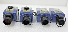Lot of 4 Panasonic WV-CP484 Super Dynamic Color Camera /lens Included
