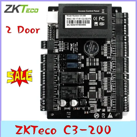 ZKTeco C3-200 Board Access Control Board Door Access System IP-based  2 Doors