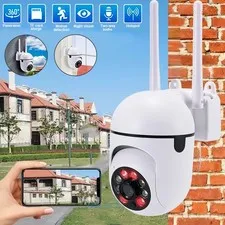 NEW Camaras 1080P 360° Seguridad Wifi Exterior Inalambrica Con Vision Nocturna