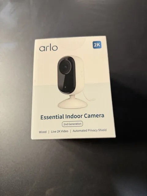 Arlo Essential Indoor Camera 2K (2nd Gen) Wired with Privacy Shield - 1 Cam