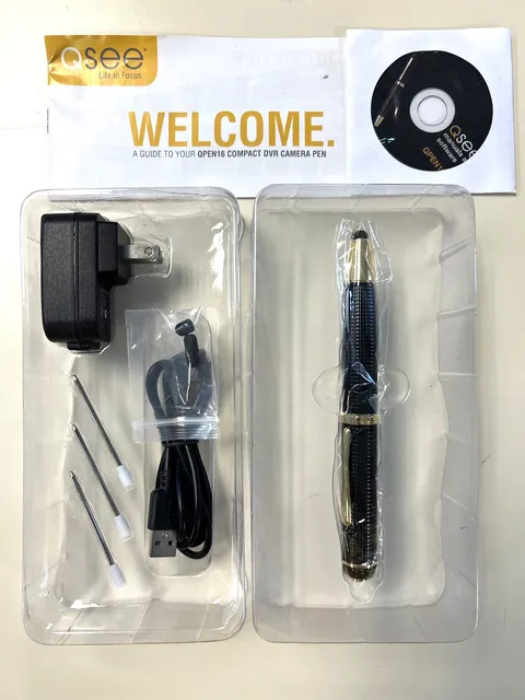Q-See QPen 16GB - QPEN16 - DVR Pen, AVI MPEG 4MP 16:9