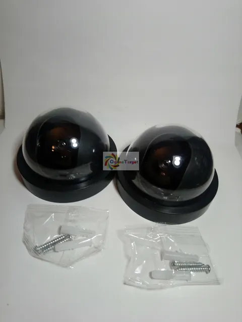 Fake CCTV Camera Indoor Outdoor Security Night Vision Home Cam 