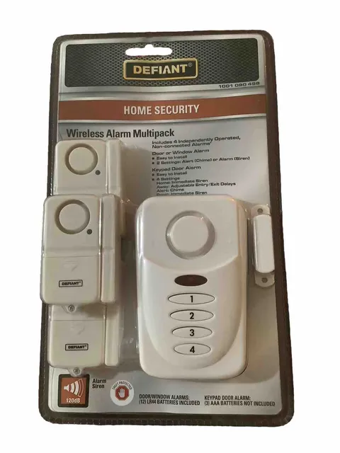 Defiant Wireless Home Security Door or Window Alarm Kit Multipack 1001090458