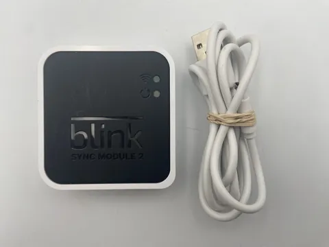 Blink Sync Module 2 White Smart Security Camera Hub Model BSM00401U with Cable