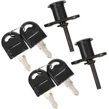 2Pcs Office Desk Lock Central Lock Office Furniture Drawer Lock