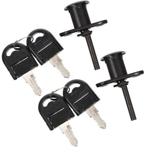 2Pcs Office Desk Lock Central Lock Office Furniture Drawer Lock