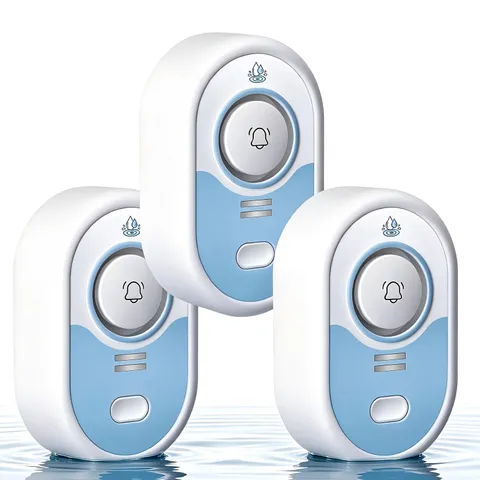 VETOUCH Water Leak Detector with Loud Alarm, 100dB Siren & LED Flash, Water S...