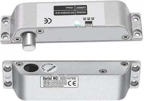 Electric Drop Bolt Lock DC 12V Fail-Safe NC Mode Electronic Door Lock for Access