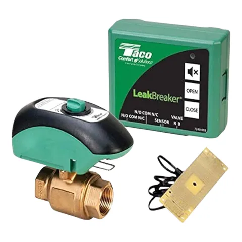 TACO LB-075-H-2LF LeakBreaker 3/4"" NPT Water Heater Shut-Off Valve & Actuator