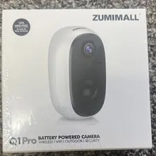 ZUMIMALL Q1 Pro 1080p Battery Wi-Fi Security Camera Night Vision 2-Way Audio