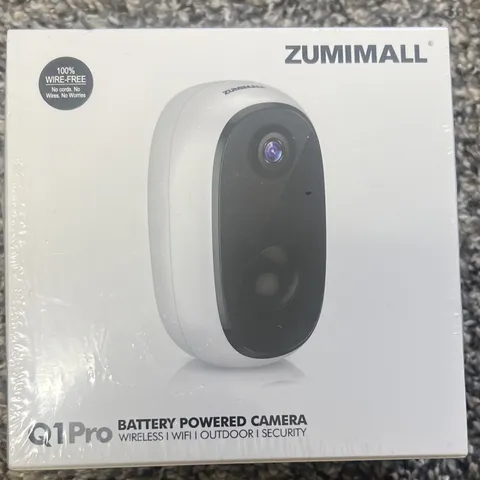 ZUMIMALL Q1 Pro 1080p Battery Wi-Fi Security Camera Night Vision 2-Way Audio