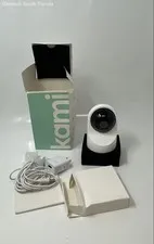 Kami White Indoor 360 Smart Home Security Camera With Box Not Tested