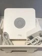 New Open Box Ring Alarm 2nd Gen Base Station Siren Wireless Home Security White