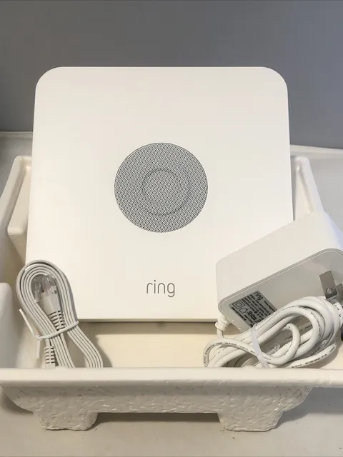 New Open Box Ring Alarm 2nd Gen Base Station Siren Wireless Home Security White