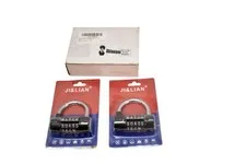 Shimeyao 2 Pcs Combination Padlocks Steel 5 Letter Toolbox Locker Word Locks