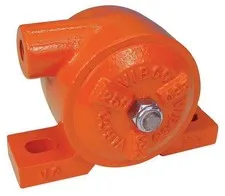 Vibco Vs-250 Pneumatic Vibrator, 500 Lbf, 7200 Vpm Max Vibration Speed, 70 Dba