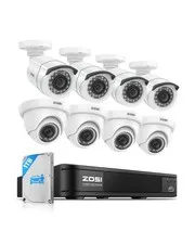 3K Lite Home Security Camera System with AI Human Vehicle Detection, H.265+ 8...