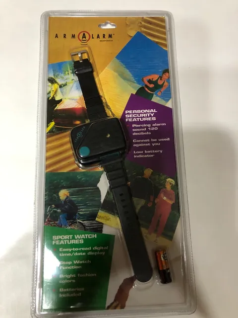 NWT Arm Alarm Personal Alarm Security Sports Watch 