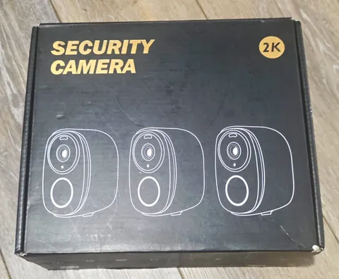 Raycom BW4 2K Wireless Wi‑Fi Security Cameras 3-Pack Alexa Weatherproof 2-Way