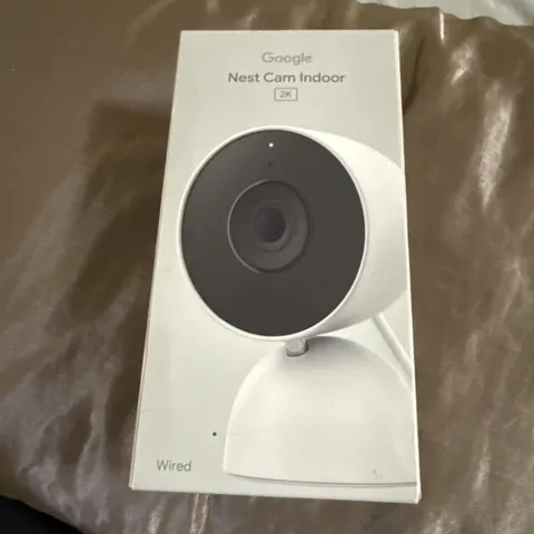 Google Nest Cam Indoor Wired (3rd Gen) 2k Security Camera 2025 Snow