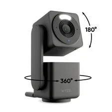 WYZE Cam Pan v4, 4K Smart Security Camera, 360 Degree Pan/Tilt/8 x Digital Zoom,