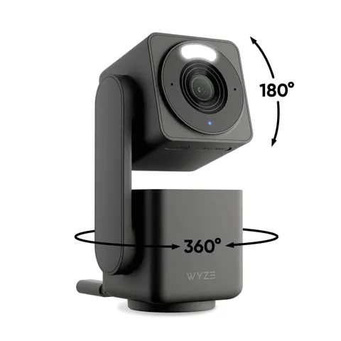 WYZE Cam Pan v4, 4K Smart Security Camera, 360 Degree Pan/Tilt/8 x Digital Zoom,