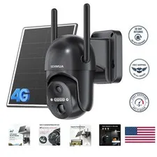 Ultimate Solar Security Camera: 360° View, 2K Vision & Built-in SIM for Outdoors