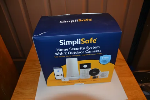 SimpliSafe Home Security System with 2 Outdoor Cameras - 9 piece Kit + Bonus