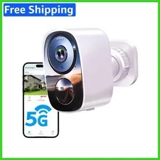 Upgraded 2026 2K Wireless Security Camera - AI Detection & Free Cloud Storage