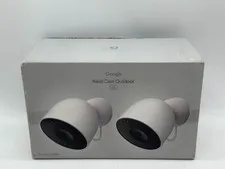 Google Nest Cam Outdoor (Wired, 2nd Gen) - 2 Pack