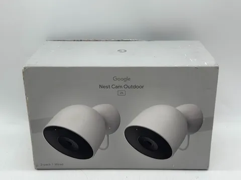 Google Nest Cam Outdoor (Wired, 2nd Gen) - 2 Pack
