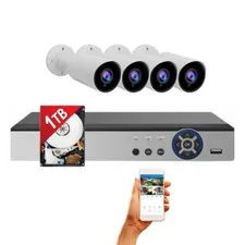 Evertech 8 Channel HD Indoor Outdoor Security Camera System Easy 1TB HDD