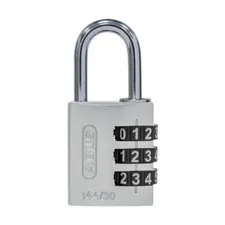 ABUS Padlock 30mm - Resettable Combination Padlocks-SILVER-Free Post-14430SIL