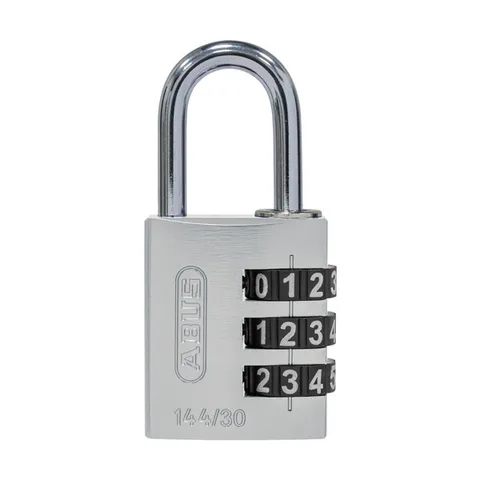 ABUS Padlock 30mm - Resettable Combination Padlocks-SILVER-Free Post-14430SIL