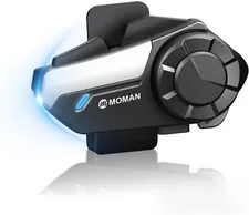 Motorcycle Intercom, 2-Way Intercom Communication Systems, FM Music Sharing, Hi-