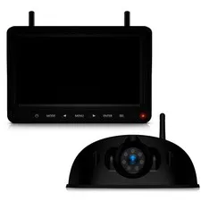 Fookoo HD 1080P 7" Wireless RV Backup Camera System for 1-Cam, Black