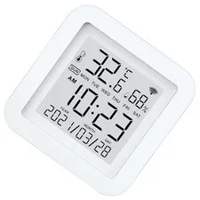 5V/1A Smart Thermometer Hygrometer Wi-Fi Temperature Humidity Sensor Monitor