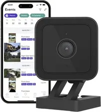 1080p Color Night Vision Security Camera Indoor Outdoor IP65 Waterproof Black