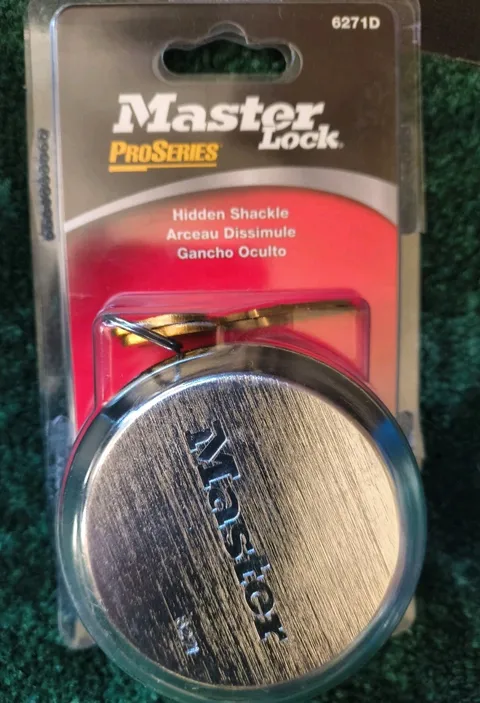 Masterlock 6271D New ProSeries Hidden Shackle Lock W/ 2 Keys