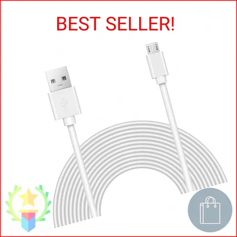 Benair 15 Feet Power Extension Cable Compatible with Wyze Cam v3 Indoor Outdoor,
