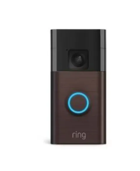 Ring Battery Doorbell Venetian Bronze 5F97F2 Wireless Unit Only Great Condition