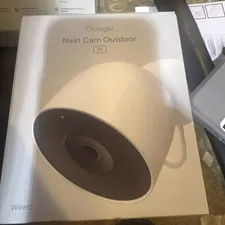 Google Nest Cam Outdoor 2nd Gen - Wired Security Camera with 2K Video Brand New
